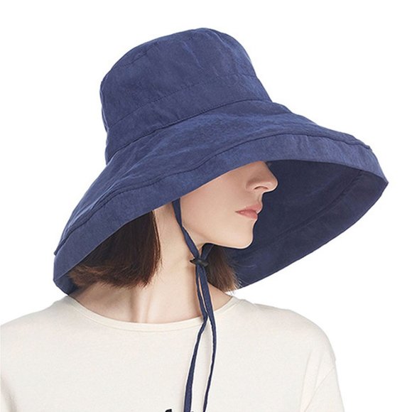 Womens Sun Summer UV Protection Floppy Bucket Hat - Picture 4 of 7